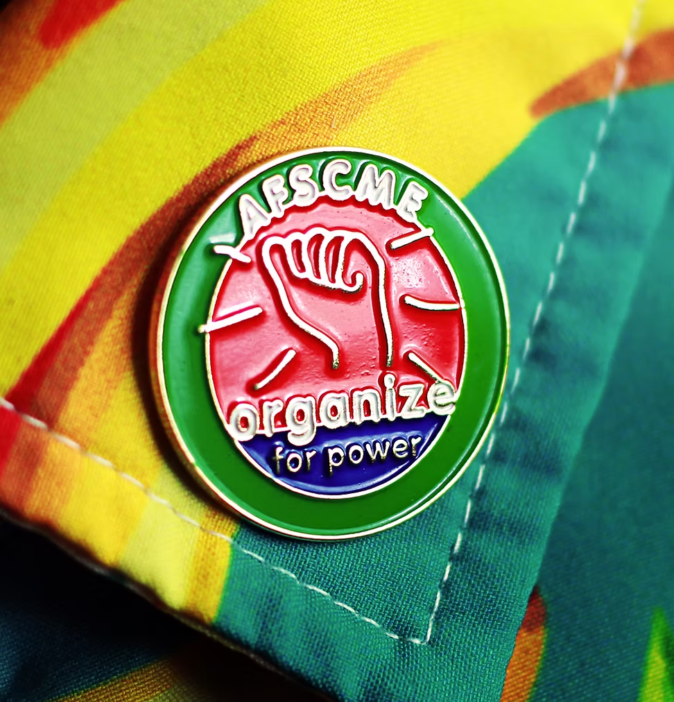 AFSCME Organize for Power pin